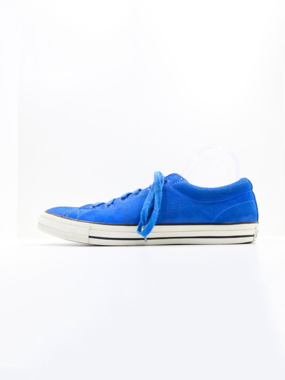 Converse Cons Blue Suede Leather Low Top Skate Sneakers - Men's 11.5